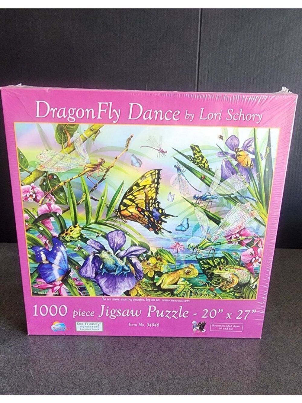 SunsOut Dragonfly Dance 1000 Piece Jigsaw Puzzle Lori Schory Nature Wildlife...